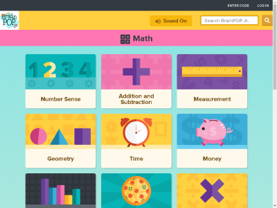 Thumbnail for BrainPOP Jr.: Math resource