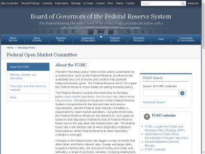Thumbnail for About the Federal Open Market Committee (FOMC) resource