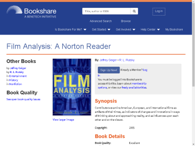 Thumbnail for Film Analysis: A Norton Reader resource