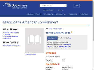 Thumbnail for Magruder's American Government resource
