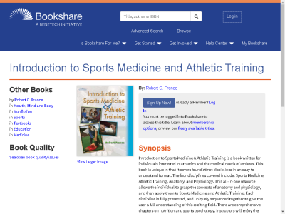 Thumbnail for Introduction to Sports Medicine and Athletic Training resource
