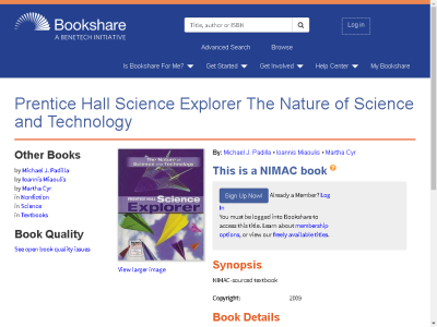 Thumbnail for Prentice Hall Science Explorer The Nature of Science and Technology resource