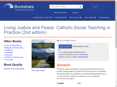 Thumbnail for Living Justice and Peace: Catholic Social Teaching in Practice (2nd edition) resource