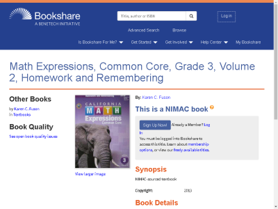 Thumbnail for Math Expressions, Common Core, Grade 3, Volume 2, Homework and Remembering resource