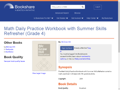 Thumbnail for Math Daily Practice Workbook with Summer Skills Refresher (Grade 4) resource