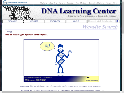 Thumbnail for Problem 40: Living things share common genes. resource
