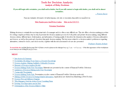 Thumbnail for Tools for Decision Analysis: Analysis of Risky Decisions resource