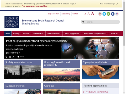 Thumbnail for Economic and Social Science Research Council resource