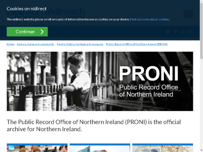 Thumbnail for Public Record Office of Northern Ireland (PRONI) resource
