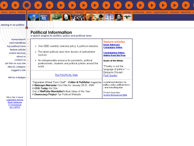 Thumbnail for Political Information.com resource