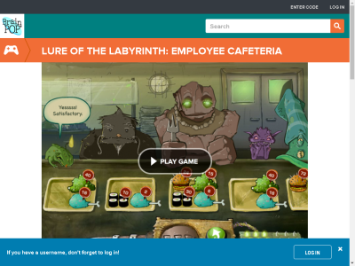 Thumbnail for Lure of the Labyrinth: Employee Cafeteria resource