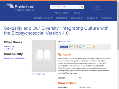 Thumbnail for Sexuality and Our Diversity: Integrating Culture with the Biopsychosocial Version 1.0 resource