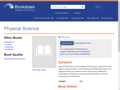 Thumbnail for Physical Science resource