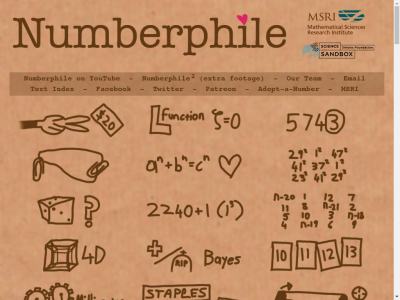 Thumbnail for Numberphile resource