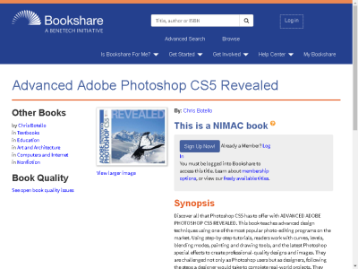 Thumbnail for Advanced Adobe Photoshop CS5 Revealed resource