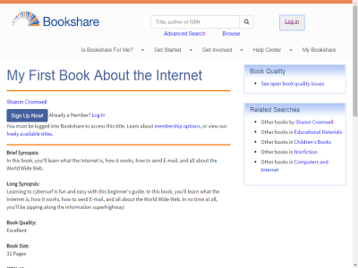 Thumbnail for My First Book About the Internet resource