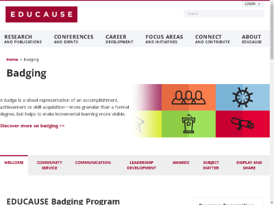 Thumbnail for Educause Badging Program resource