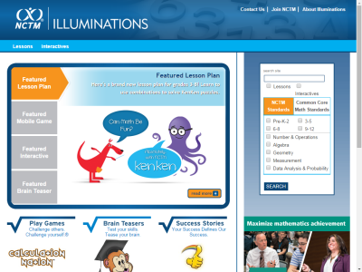 Thumbnail for NCTM Illuminations resource