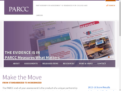 Thumbnail for Partnership for Assessment of Readiness for College and Careers (PARCC) resource