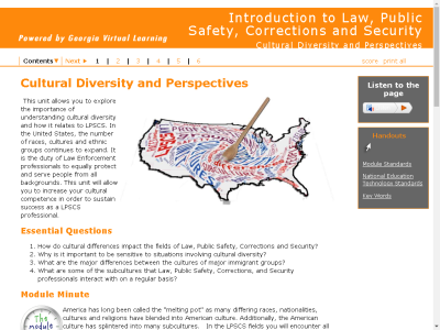 Thumbnail for Introduction to Law  Public Safety  Corrections and Security : Cultural Diversity and Perspectives resource