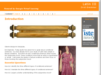Thumbnail for Latin III : Ovid Grammar resource