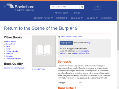 Thumbnail for Return to the Scene of the Burp #19 resource