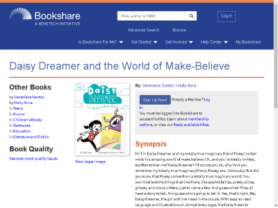 Thumbnail for Daisy Dreamer and the World of Make-Believe resource