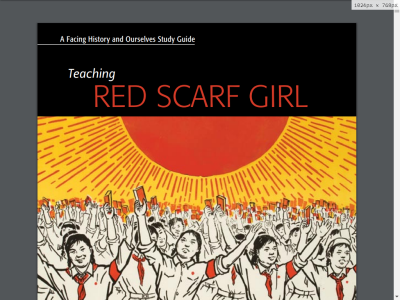 Thumbnail for Red Scarf Girl Unit Plan and Study Guide resource