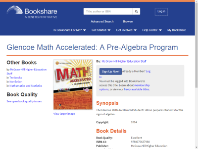 Thumbnail for Glencoe Math Accelerated: A Pre-Algebra Program resource