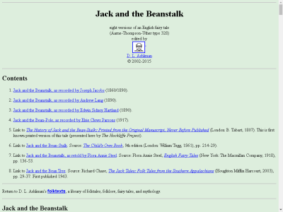 Thumbnail for Jack and the Beanstalk Tales resource