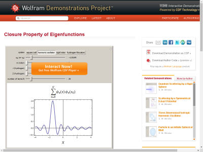Thumbnail for Closure Property of Eigenfunctions resource