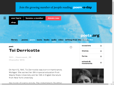 Thumbnail for Toi Derricotte resource