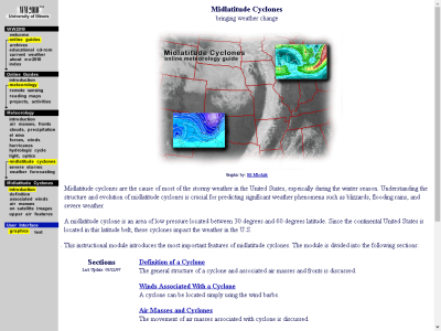 Thumbnail for Online Guide: Midlatitude Cyclones resource
