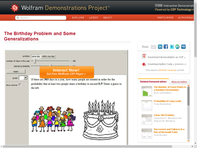 Thumbnail for The Birthday Problem and Some Generalizations resource