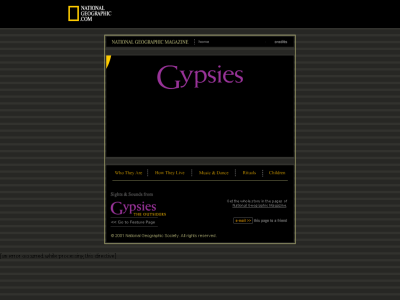 Thumbnail for Sights and Sounds from Gypsies: The Outsiders resource