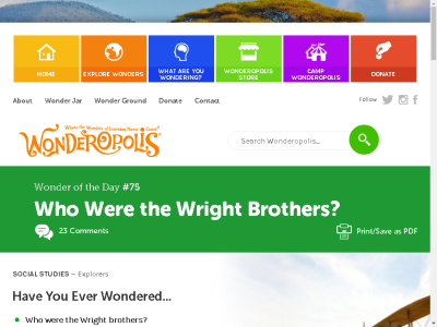 Thumbnail for Wonder of the Day: Who Were the Wright Brothers? resource