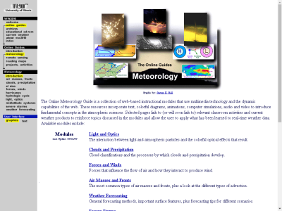 Thumbnail for The Online Meteorology Guide resource