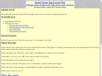 Thumbnail for Brain Freeze Tag resource