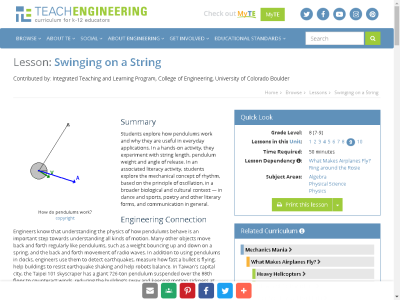 Thumbnail for Swinging on a String resource