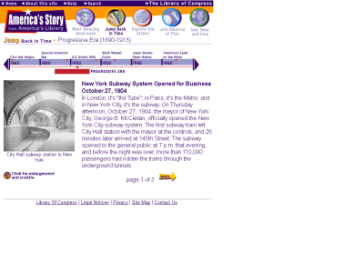 Thumbnail for Progressive Era:  New York Goes Underground resource