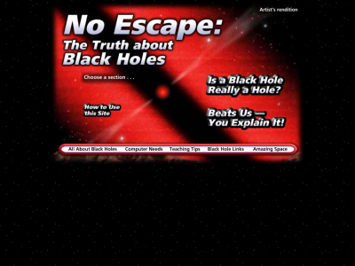 Thumbnail for No Escape: The Truth About Black Holes resource