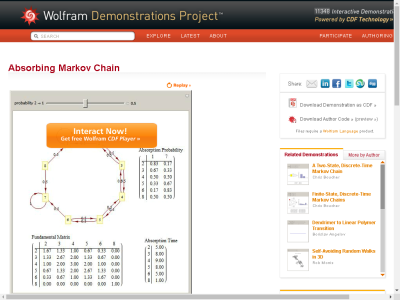 Thumbnail for Absorbing Markov Chain resource