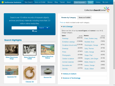 Thumbnail for Collections Search Center resource