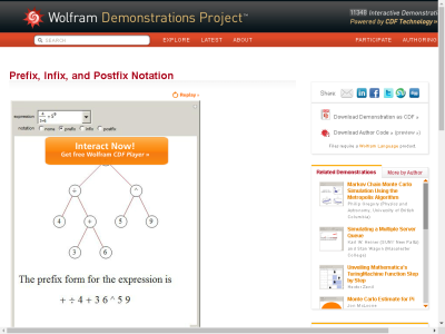 Thumbnail for Prefix, Infix, and Postfix Notation resource