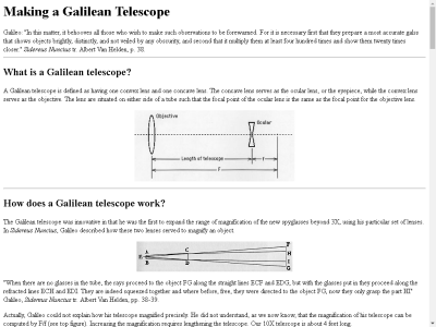 Thumbnail for Making a Galilean Telescope resource