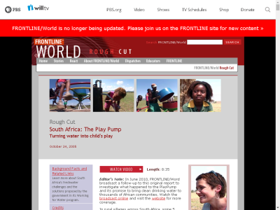 Thumbnail for PBS Frontline World: South Africa: The Play Pump resource