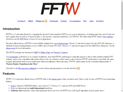 Thumbnail for Fastest Fourier Transform in the West (FFTW) resource