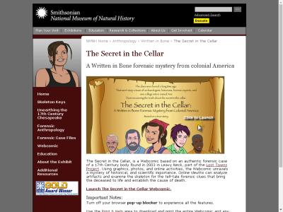 Thumbnail for Written in Bone:  The Secret in the Cellar resource