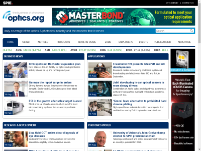 Thumbnail for Optics.org: Lasers, Optics, and Photonics Resources and News resource