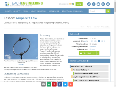 Thumbnail for Ampere’s Law resource